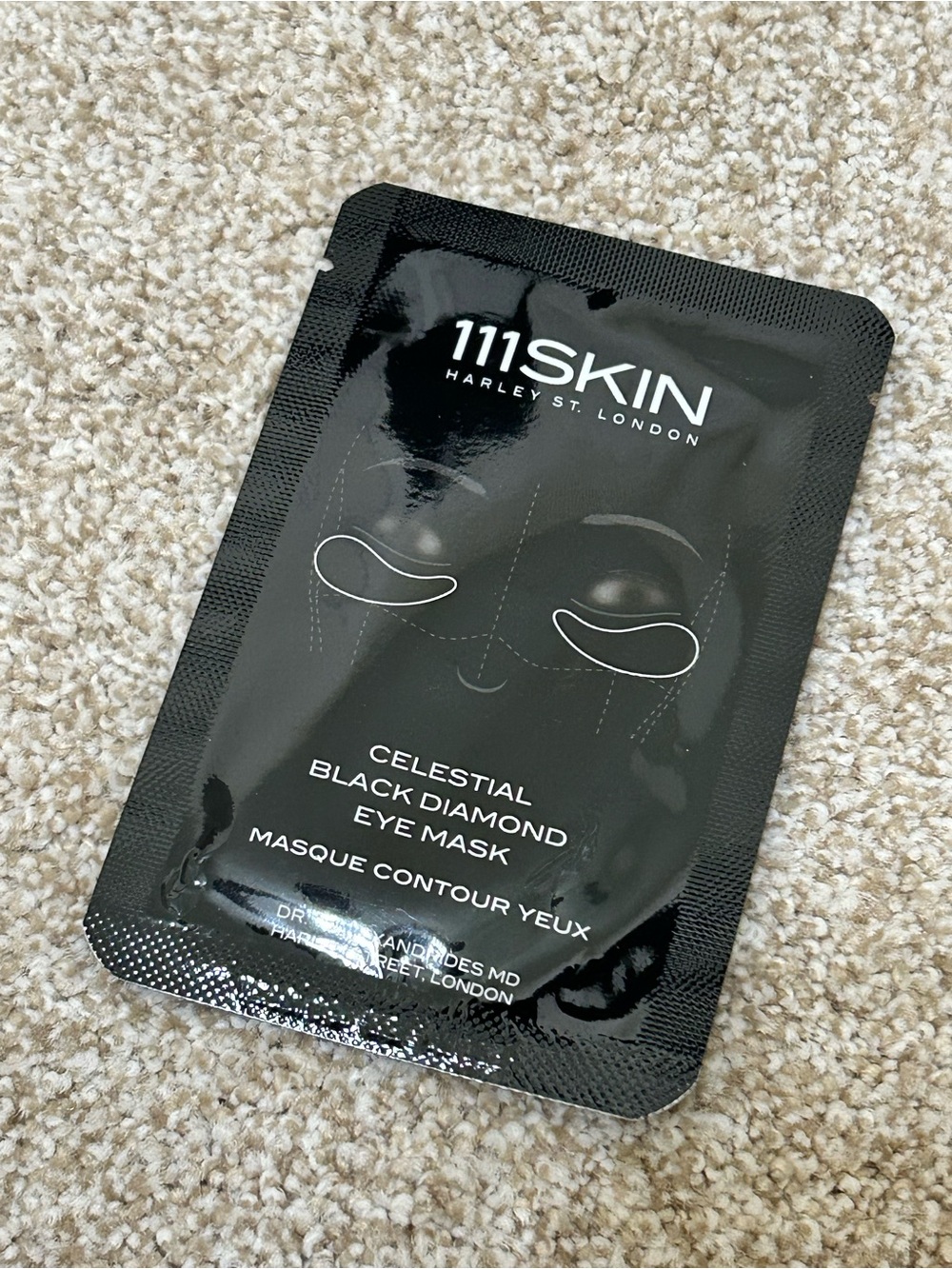 111SKIN Celestial Black Diamond Eye Mask NEW